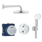 Grohe Grohtherm termosztátos zuhanygarnitúra komplett GR-34727000 rajza