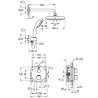 Grohe Grohtherm termosztátos zuhanygarnitúra komplett GR-34727000