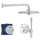 Grohe Grohtherm SmartControl süllyesztett zuhanyrendszer komplett GR-34744000