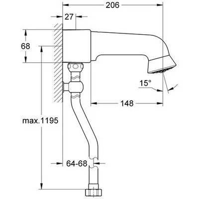 Grohe Eurodisc fejzuhany kombináció (36248000)