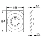 Grohe Surf nyomólap króm GR-37063000