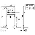 Grohe Rapid SL szerelőkeret mosdóhoz GR-38557001
