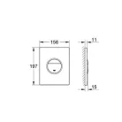 Grohe Nova Cosmopolitan nyomólap króm (38765000)