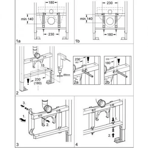 Grohe Rapid SL tartók 20 cm-nél kisebb felfekvő felületű WC-hez GR-38779000