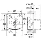 Grohe Rapido UMB beépítődoboz vizeldéhez (38787000)