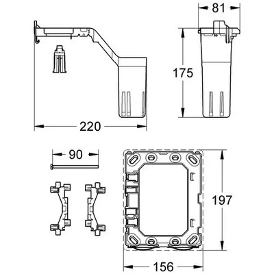 Grohe Fresh WC átalakító készlet (38796000)