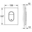 Grohe Arena Cosmopolitan nyomólap króm (38844000)