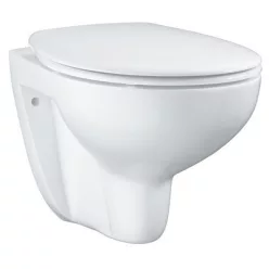 Grohe Bau Ceramic WC szett perem nélküli softclose üllőkével GR-39351000 rajza