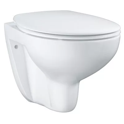 Grohe Bau Ceramic WC szett perem nélküli softclose üllőkével GR-39351000 rajza