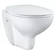 Grohe Bau Ceramic WC szett perem nélküli softclose üllőkével GR-39351000 rajza