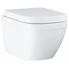 Grohe Euro Ceramic WC szett perem nélküli softclose üllőkével GR-39554000 rajza