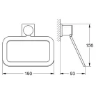 Grohe Allure törölközőtartó gyűrű (40339000)