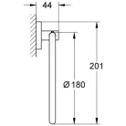 Grohe Essentials törölközőtartó gyűrű (40365001)