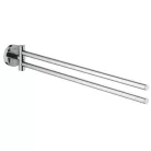 Grohe Essentials kétágú törölköző tartó GR-40371001 rajza