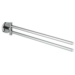 Grohe Essentials kétágú törölköző tartó GR-40371001 rajza