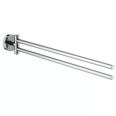Grohe Essentials kétágú törölköző tartó GR-40371001 rajza