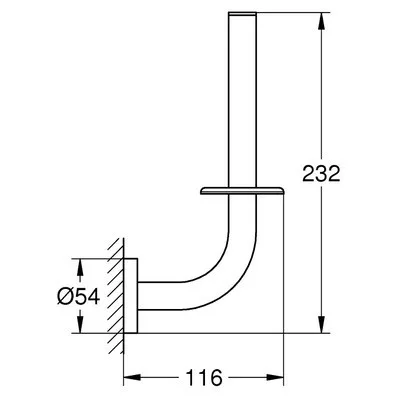 Grohe Essentials tartalék WC papír tartó GR-40385001