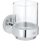 Grohe Essentials üvegpohár tartóval GR-40447001 rajza