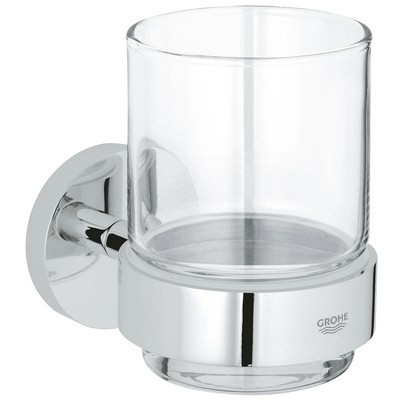Grohe Essentials üvegpohár tartóval GR-40447001 rajza