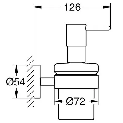 Grohe Essentials folyékony szappanadagoló GR-40448001