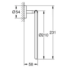 Grohe BauCosmopolitan törölköző tartó gyűrű GR-40460001