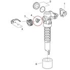 Grohe WC töltőszelep membrán 43758