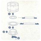 Grohe WC tartály tömítés szett 43808000