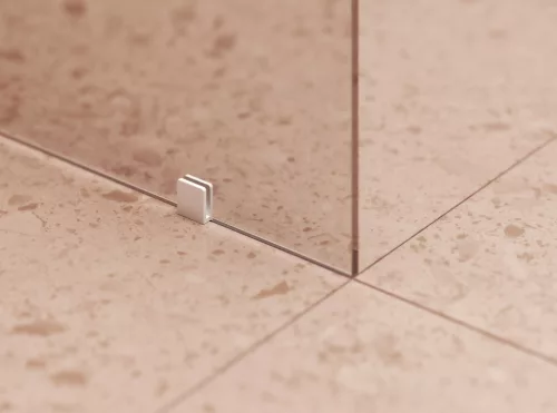 Ravak Walk-In Corner Szett 110x80, zuhanykabin matt fehér+transparent