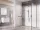 Ravak Walk-In Corner Szett 120x80, zuhanykabin fekete+transparent