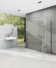Ravak Walk-In Corner Szett 120x90, zuhanykabin krómhatású+transparent
