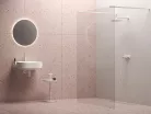 Ravak Walk-In Free Szett 120, zuhanykabin matt fehér+transparent