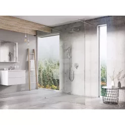   Ravak Walk-In Free Szett 160, zuhanykabin krómhatású+transparent