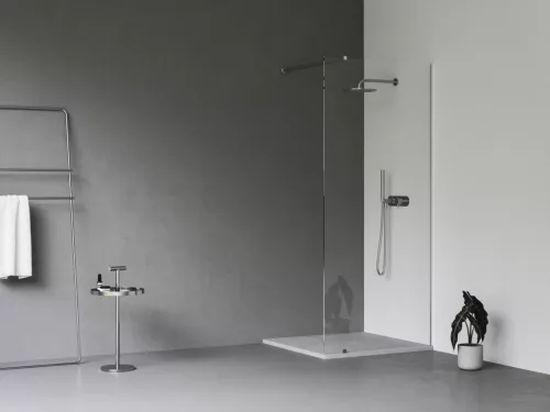 Ravak Walk-In Wall Szett 80, zuhanykabin krómhatású+transparent