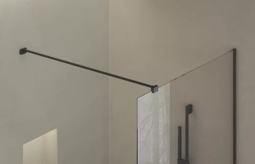 Ravak Walk-In Air Wall 90 zuhanykabin fekete+transparent