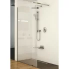 Ravak Walk-In Wall 100 zuhanyfal fényes alu profil transparent üveg (GW9WA0C00Z1)