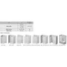 Ravak Walk-In Wall 100 zuhanyfal fényes alu profil transparent üveg (GW9WA0C00Z1)