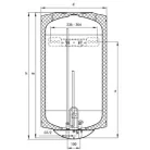 Hajdu Z120ERP fali függőleges bojler méret táblázat