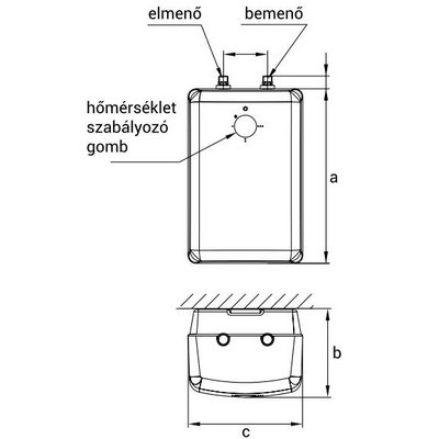 HAJDU FTA5 alsó szabadkifolyású bojler 5 liter H-2121123211