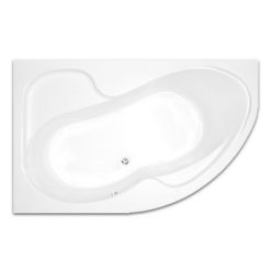   H2O Fortuna aszimmetrikus sarokkád akril 170x100 cm balos (H2O-12059)