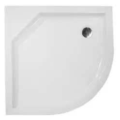 H2O Zénó íves zuhanytálca 900 mm slim akril (H2O-12310)