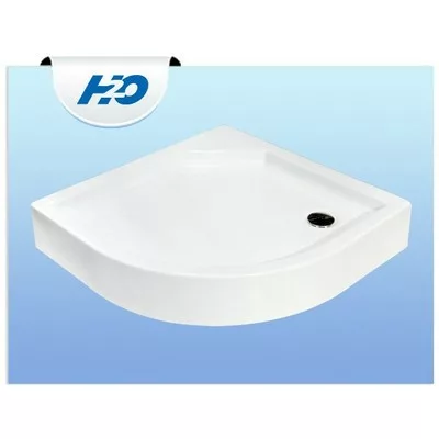 H2O Zénó íves zuhanytálca 900 mm slim akril (H2O-12310)