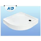 H2O Zénó íves zuhanytálca 800 mm slim akril (H2O-12311)