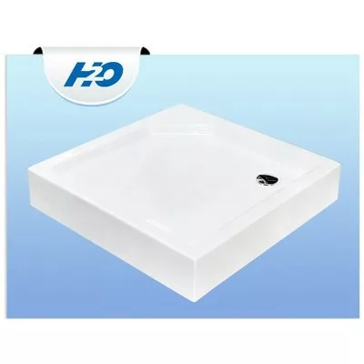H2O Zénó szögletes zuhanytálca 800 mm slim akril (H2O-12313)