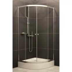   H2O Projecta átlátszó íves zuhanykabin SZETT 900mm slim (H2O-18955SLIM)