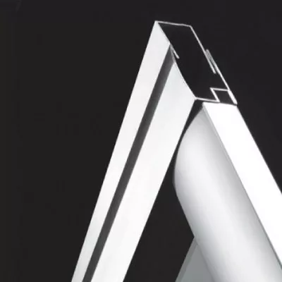 H2O Projecta átlátszó íves zuhanykabin SZETT 900mm slim (H2O-18955SLIM)