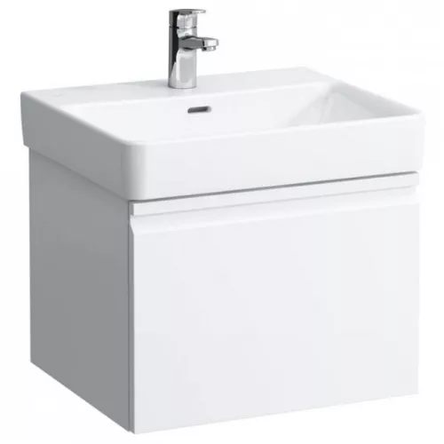 Laufen Pro S alsószekrény 52 cm 810962 mosdóhoz matt fehér H4833510964631 rajz