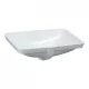 Laufen Pro S alulról építhető mosdó 53x40 fehér H8119610001091 rajz