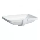 Laufen Pro S alulról építhető mosdó 60x40 fehér H8119650001091 rajz