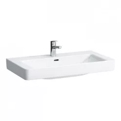 Laufen Pro S mosdó csaplyukkal 85x46,5 fehér H8139650001041 rajz