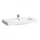 Laufen Pro S ráépíthető mosdó csaplyukkal 100,5 cm fehér H8139660001041
